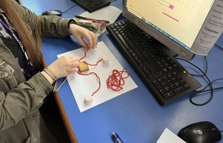 Image of Year 12 Computer Scientists' Tasty Topology Revision!