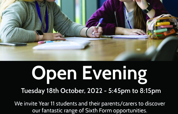 Image of Year 11 Students Invited to Sixth Form Open Evening