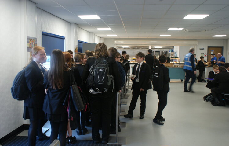 Image of Students Enjoy Brand New Refectory