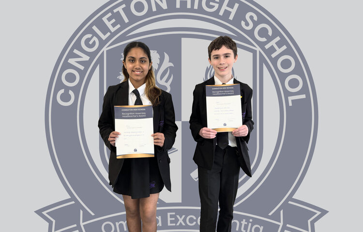 Image of Olivia and Daniel - Our Year 7 Spring Term Headteacher's Award Winners