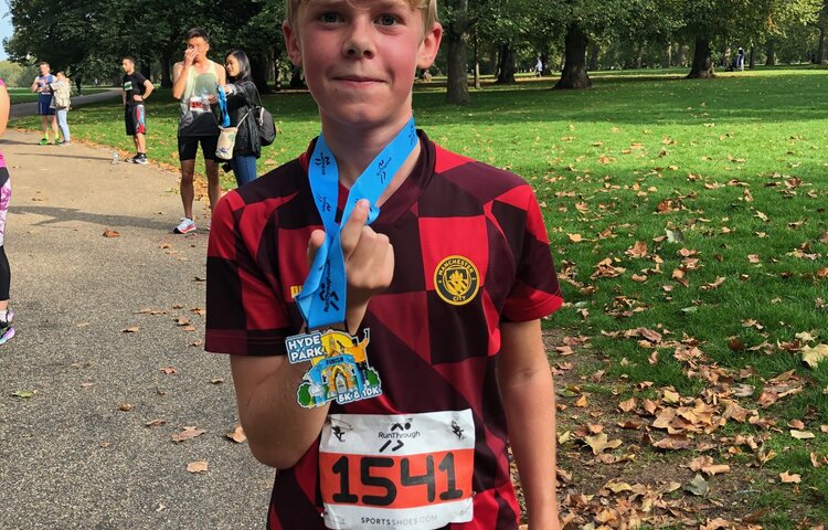 Image of Jacob Achieves PB in Hyde Park 5K