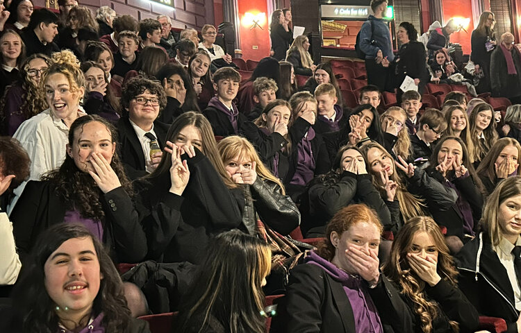 Image of Drama Students Experience Hamilton at the Palace